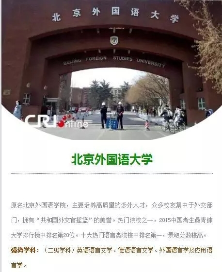 北京外国语大学