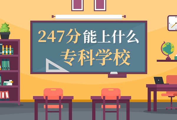 247分能上什么专科学校